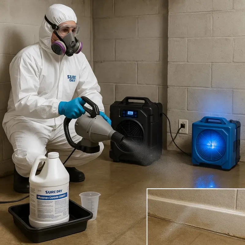 Sanitization and Odor Removal process in Orwell, OH